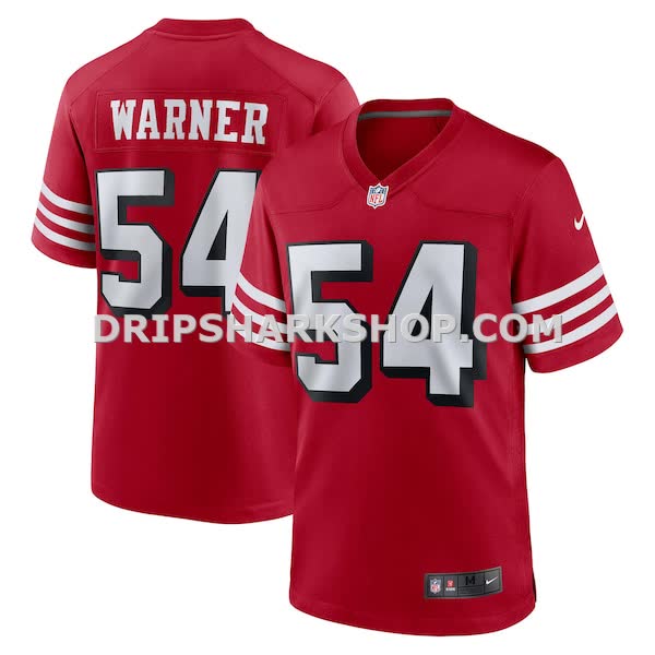 Mens Nike Fred Warner Scarlet San Francisco 49ers Alternate Game Jersey Pi4768000