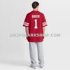 Mens Nike Number 1 Groom Scarlet San Francisco 49ers Game Jersey