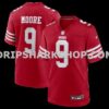 Mens Nike Skyy Moore Scarlet San Francisco 49ers Team Game Jersey