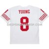 Mens Mitchell And Ness Steve Young White San Francisco 49ers 1994 Legacy Replica Jersey