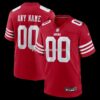 Mens Nike Scarlet San Francisco 49ers Custom Jersey