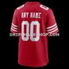 Mens Nike Scarlet San Francisco 49ers Custom Jersey