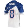 Mens Mitchell And Ness Steve Young White Blue Nfc 1994 Pro Bowl Authentic Jersey Pi4023000