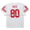 NFL286c08G07-895a47 Mens Mitchell And Ness Jerry Rice White San Francisco 49ers 1994 Authentic Throwback Retired Player Jersey