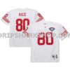 NFL286c08M01-c0a2f0 Mens Mitchell And Ness Jerry Rice White San Francisco 49ers 1994 Authentic Throwback Retired Player Jersey