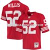 NFL286cccM01-ad8a2a Mens Mitchell And Ness Patrick Willis Scarlet San Francisco 49ers Legacy Replica Jersey Pi4401000