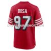 NFL2870feG02-50b115 Mens Nike Nick Bosa Scarlet San Francisco 49ers Alternate Game Jersey Pi4768000