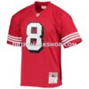 Mens Mitchell And Ness Steve Young Scarlet San Francisco 49ers Legacy Replica Jersey Pi4393000
