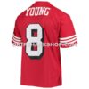 Mens Mitchell And Ness Steve Young Scarlet San Francisco 49ers Legacy Replica Jersey Pi4393000