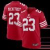 NFL28831fG04-cb6392 Mens Nike Christian Mccaffrey Scarlet San Francisco 49ers Game Player Jersey