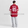 Mens Nike George Kittle Scarlet San Francisco 49ers Team Game Jersey