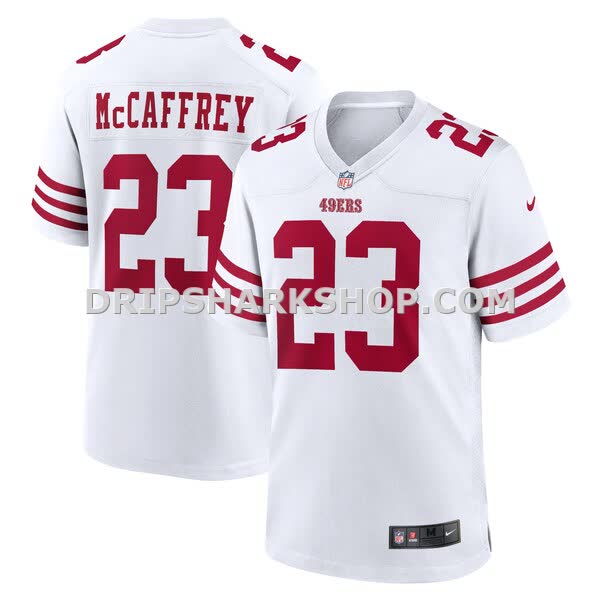 Mens Nike Christian Mccaffrey White San Francisco 49ers Game Player Jersey Pi5207000