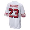 Mens Nike Christian Mccaffrey White San Francisco 49ers Game Jersey Pi5275000