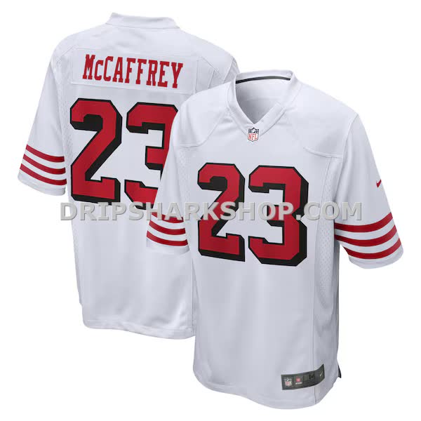 Mens Nike Christian Mccaffrey White San Francisco 49ers Game Jersey Pi5275000