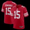 Mens Nike Jauan Jennings Scarlet San Francisco 49ers Game Jersey