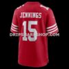 Mens Nike Jauan Jennings Scarlet San Francisco 49ers Game Jersey