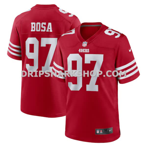 Mens Nike Nick Bosa Scarlet San Francisco 49ers Player Game Jersey Pi4825000