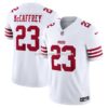 Mens Nike Christian Mccaffrey White San Francisco 49ers Vapor Fuse Limited Jersey