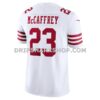 Mens Nike Christian Mccaffrey White San Francisco 49ers Vapor Fuse Limited Jersey