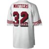 NFL289ef2G02-a79e8e Mens Mitchell And Ness Ricky Watters White San Francisco 49ers Legacy Replica Jersey Pi3604000