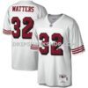 NFL289ef2M01-26a591 Mens Mitchell And Ness Ricky Watters White San Francisco 49ers Legacy Replica Jersey Pi3604000