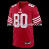 Mens Nike Jerry Rice Scarlet San Francisco 49ers Retired Game Player Jersey