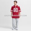 Mens Nike Jerry Rice Scarlet San Francisco 49ers Retired Game Player Jersey