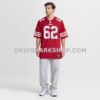 Mens Nike Austen Pleasants Scarlet San Francisco 49ers Team Game Jersey