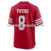 Mens Nike Steve Young Scarlet San Francisco 49ers Retired Game Player Jersey Pi4482000