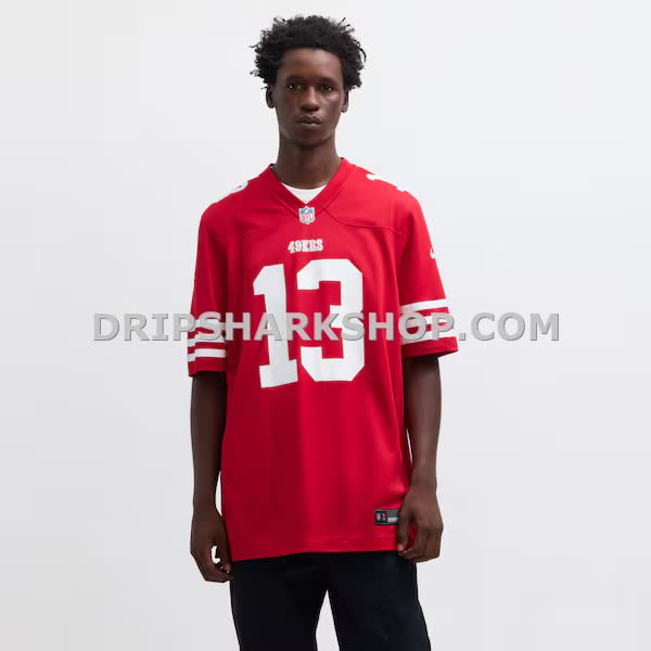 Mens Nike Brock Purdy Scarlet San Francisco 49ers Game Player Jersey
