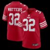Mens Nike Ricky Watters Scarlet San Francisco 49ers Retired Player Game Jersey