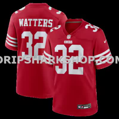 Mens Nike Ricky Watters Scarlet San Francisco 49ers Retired Player Game Jersey