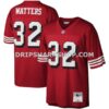 Mens Mitchell And Ness Ricky Watters Scarlet San Francisco 49ers Legacy Replica Jersey Pi3604000
