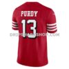 Mens Nike Brock Purdy Scarlet San Francisco 49ers Vapor Fuse Limited Jersey