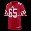 Mens Nike Drew Moss Scarlet San Francisco 49ers Team Game Jersey