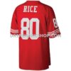 NFL28c135G02-aa7d7e Mens Mitchell And Ness Jerry Rice Scarlet San Francisco 49ers Big And Tall 1990 Retired Player Replica Jersey Pi3300000