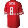 NFL28c51dG02-28b359 Mens Mitchell And Ness Steve Young Scarlet San Francisco 49ers Legacy Replica Jersey Pi3610000