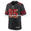 Mens Nike George Kittle Black San Francisco 49ers 2025 Rivalries Collection Game Jersey