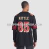 Mens Nike George Kittle Black San Francisco 49ers 2025 Rivalries Collection Game Jersey