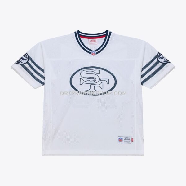 Unisex Mitchell And Ness X Levis Joe Montana White San Francisco 49ers Legacy Jersey