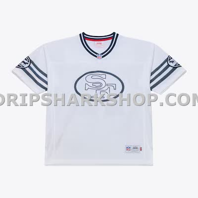 Unisex Mitchell And Ness X Levis Joe Montana White San Francisco 49ers Legacy Jersey