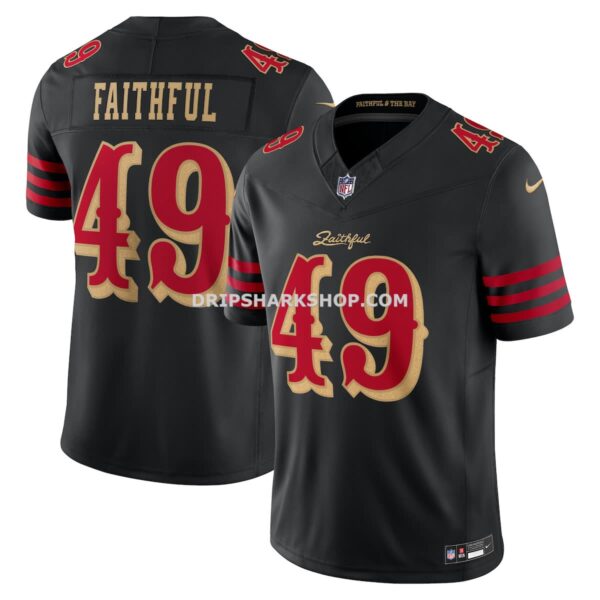 Mens Nike The Faithful Black San Francisco 49ers 2025 Rivalries Collection Limited Jersey