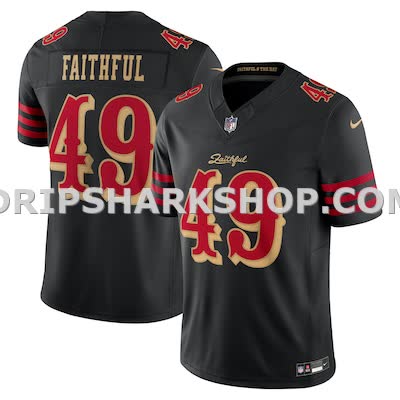 Mens Nike The Faithful Black San Francisco 49ers 2025 Rivalries Collection Limited Jersey