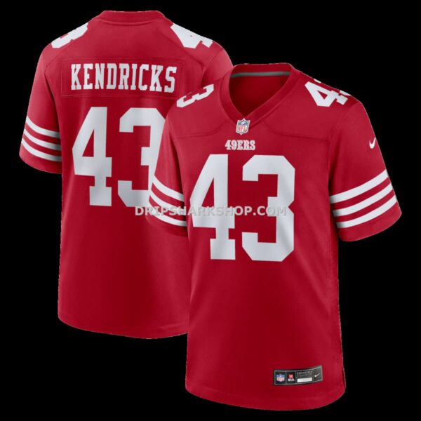 Mens Nike Eric Kendricks Scarlet San Francisco 49ers Team Game Jersey