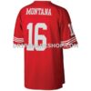NFL28d8adG02-6d89b7 Mens Mitchell And Ness Joe Montana Scarlet San Francisco 49ers Big And Tall 1990 Retired Player Replica Jersey Pi3300000
