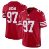 NFL28ddedG04-e76b6d Mens Nike Nick Bosa Scarlet San Francisco 49ers Vapor Fuse Limited Jersey