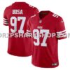 NFL28ddedM01-703522 Mens Nike Nick Bosa Scarlet San Francisco 49ers Vapor Fuse Limited Jersey