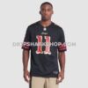 Mens Nike Brandon Aiyuk Black San Francisco 49ers 2025 Rivalries Collection Game Jersey