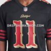 Mens Nike Brandon Aiyuk Black San Francisco 49ers 2025 Rivalries Collection Game Jersey