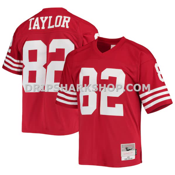 Mens Mitchell And Ness John Taylor Scarlet San Francisco 49ers Legacy Replica Jersey Pi4401000
